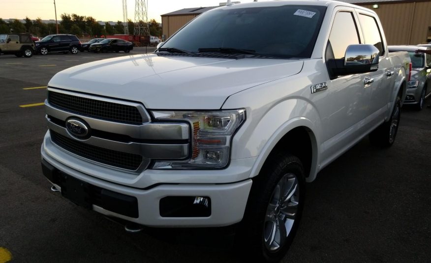 2018 Ford F150 4X4 CR PLATINUM