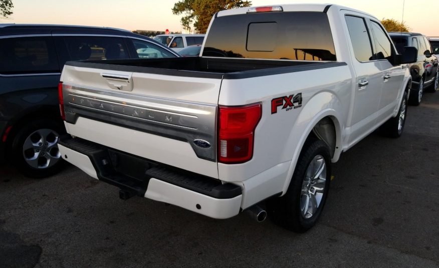 2018 Ford F150 4X4 CR PLATINUM